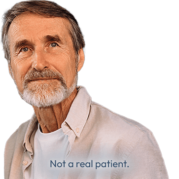 Man wearing a light shirt and jacket. Not a real patient